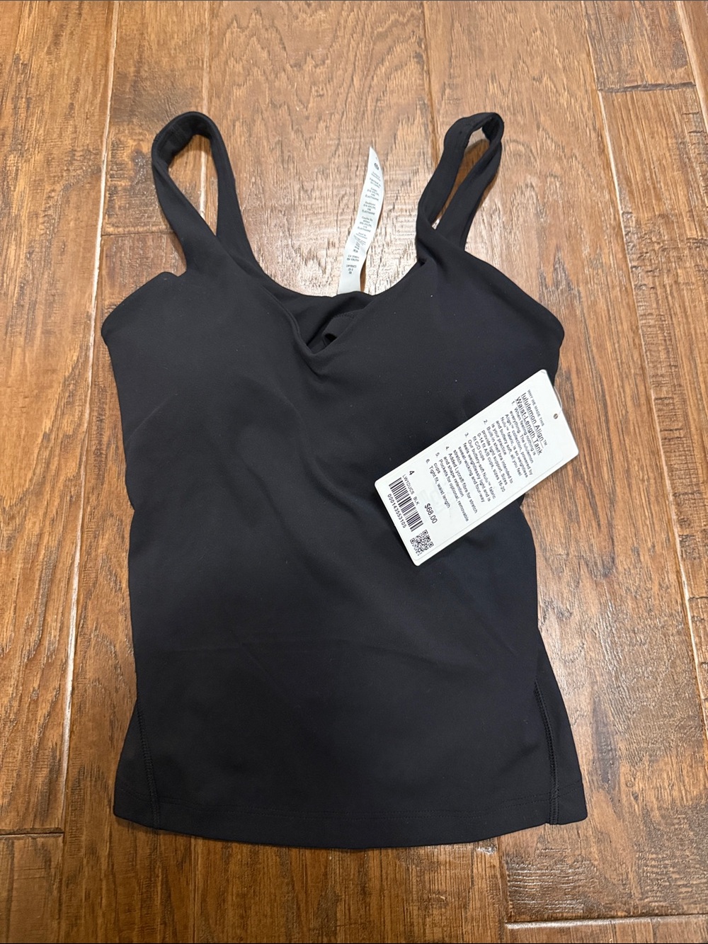 lululemon athletica Black Seamless Support Camisole